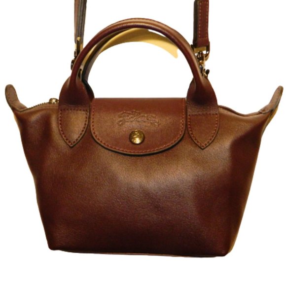 Longchamp Bags Longchamp 38 Le Pliage Cuir Xs Leather Crossbody Bag
